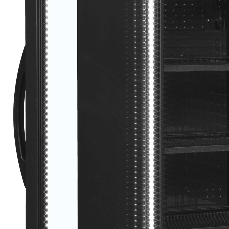 Réfrigérateur à boissons, charnières côté gauche - CEV425 BLACK L/H – Image 4