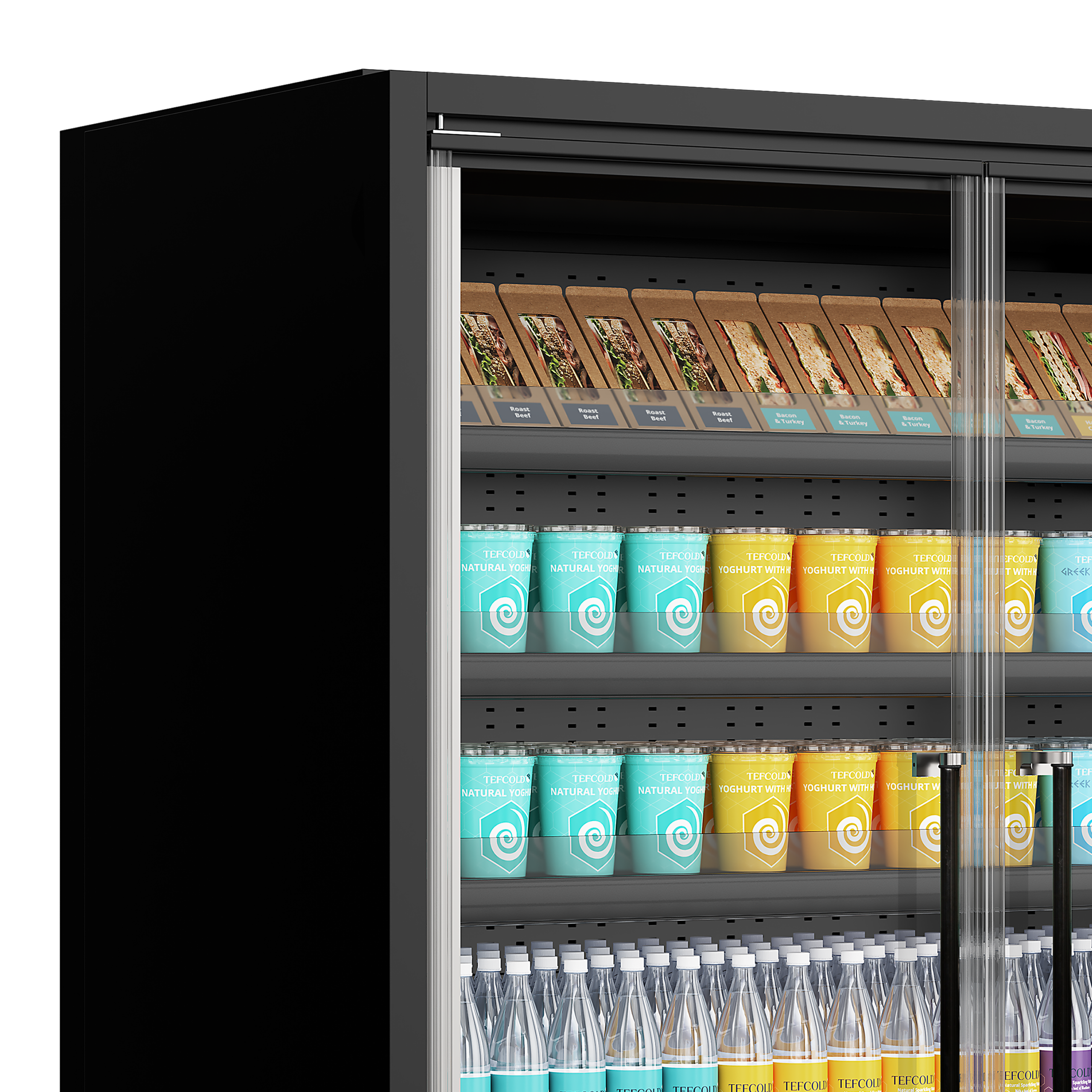 Vitrine réfrigérée pour supermarché - Galaxy+ GP26FGD Black – Image 3