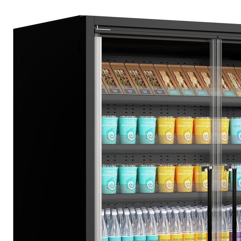 Vitrine réfrigérée pour supermarché - Galaxy+ GP26FGD Black – Image 3