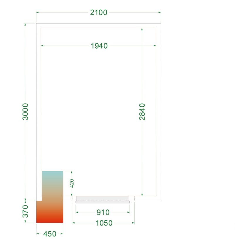 Chambre froide - CRPF2130WD