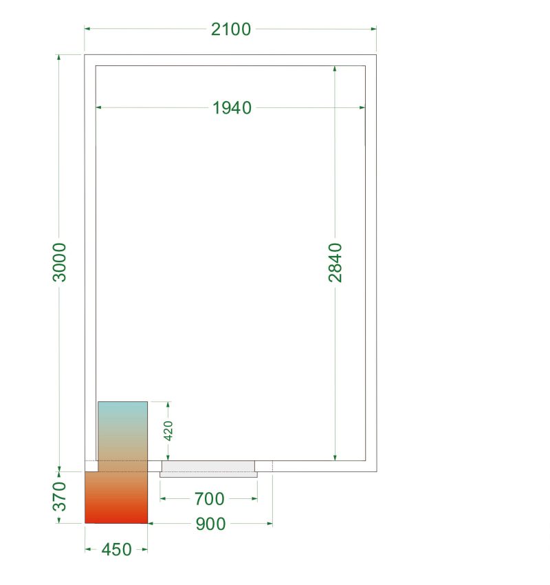 Chambre froide - CRPF2130