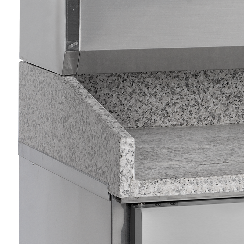 Table à pizza avec module pour garniture - PT1200 + GVC38-150 – Image 2