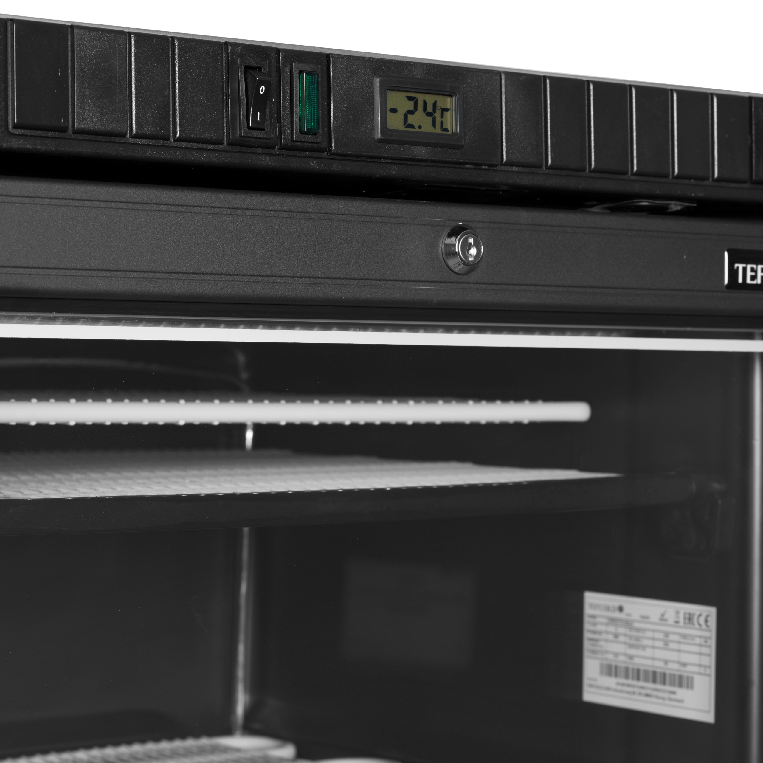 Congélateur vitré noir - UFSC371G Black – Image 4