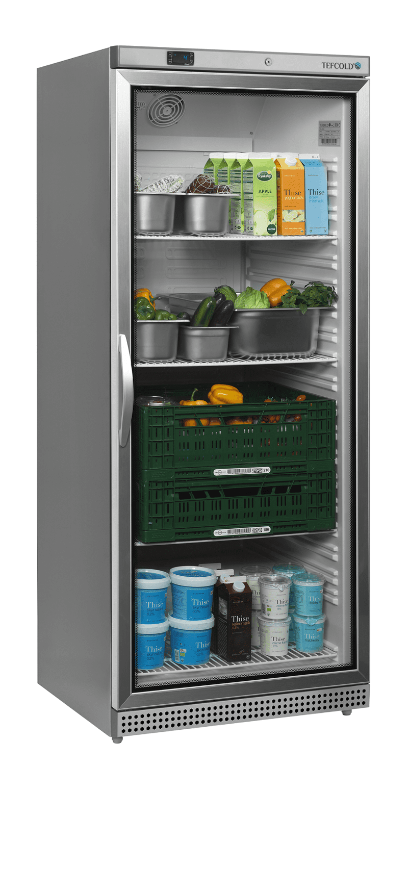 Réfrigérateur vitré GN2/1 - UR600SG – Image 2