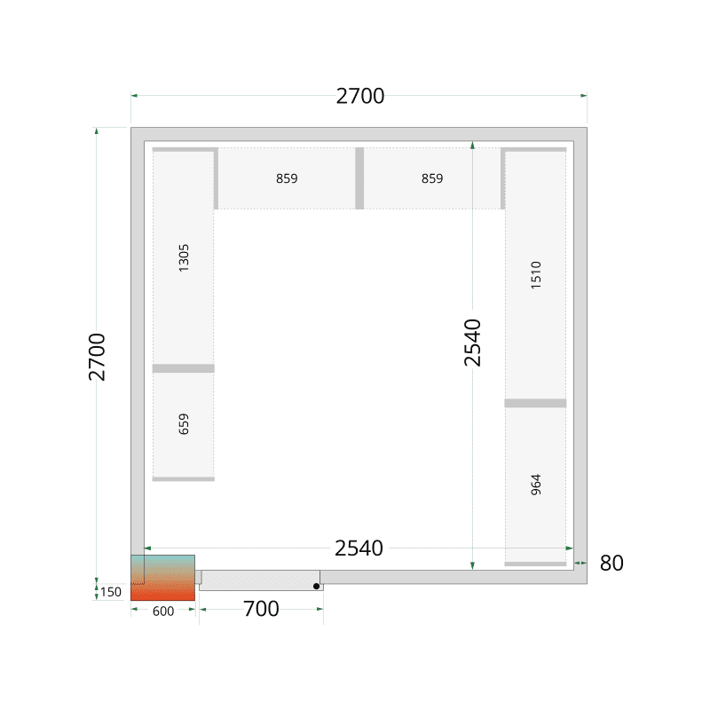 CRPF2727 - Shelf Rack System Kit