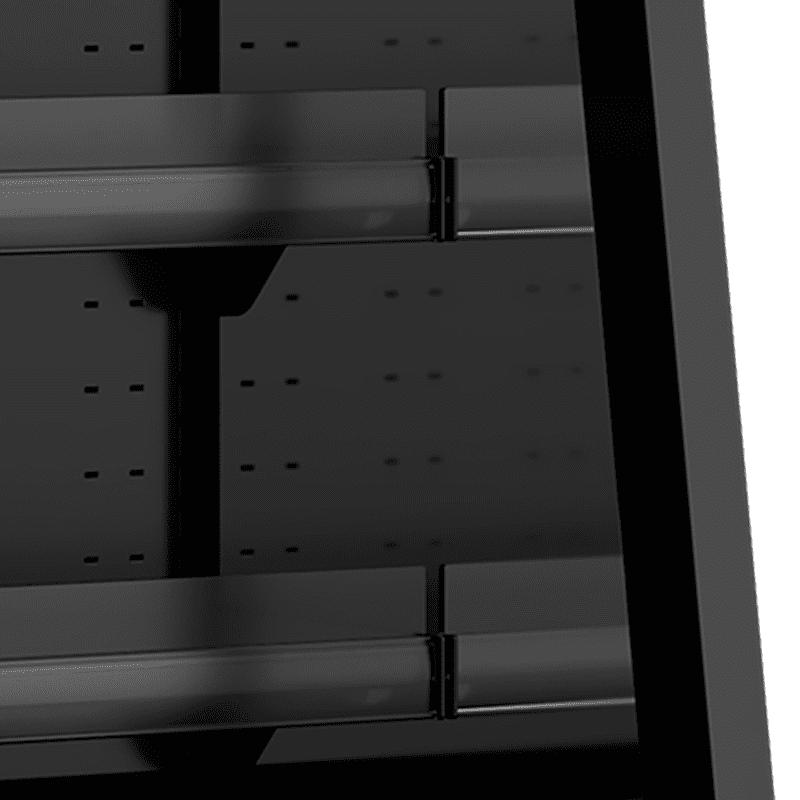 Vitrine réfrigérée pour supermarché - Galaxy+ GPL10FGD Black – Image 3