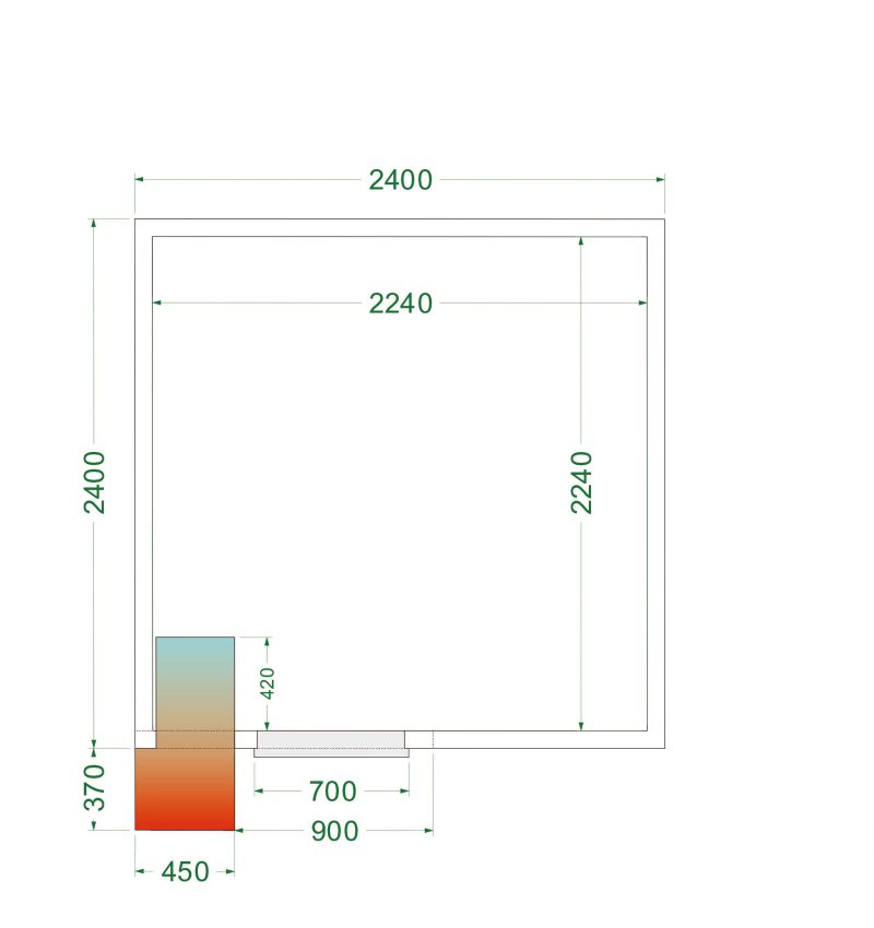 Chambre froide - CRPF2424