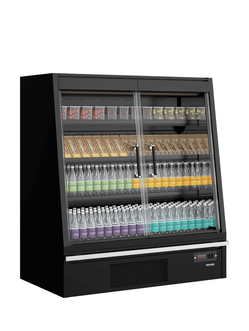 Vitrine réfrigérée pour supermarché - Galaxy+ GPL14FGD Black – Image 2
