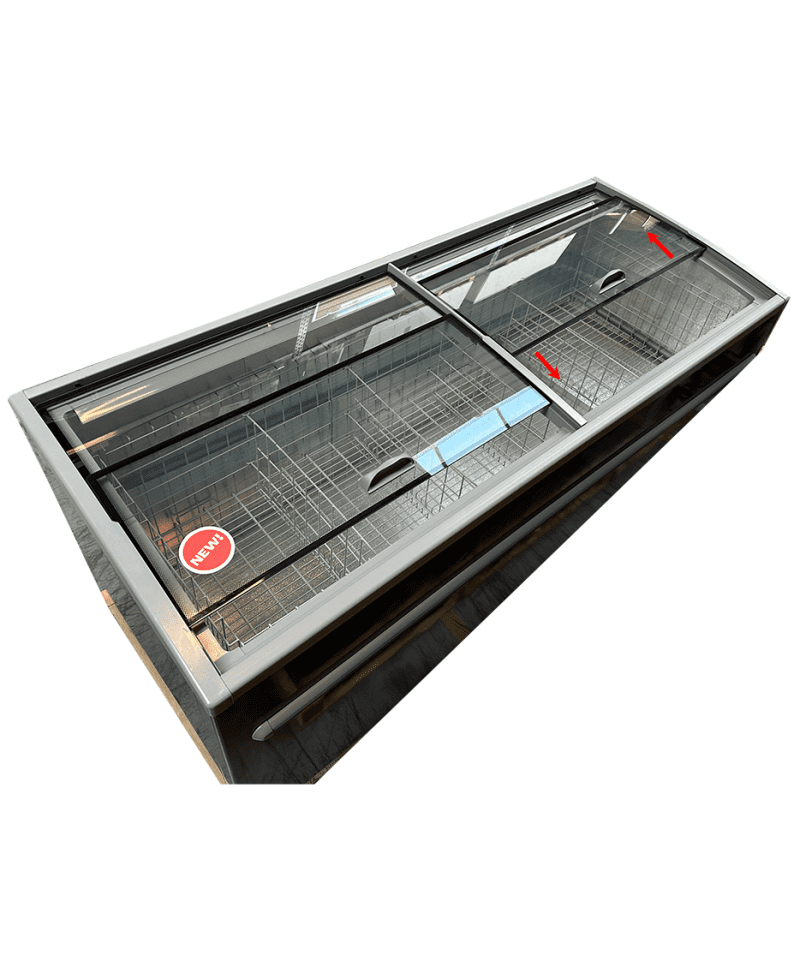 CONGÉLATEUR BAHUT POUR SUPERMARCHÉ 1450 DÉGIVRAGE AUTOMATIQUE – Image 3