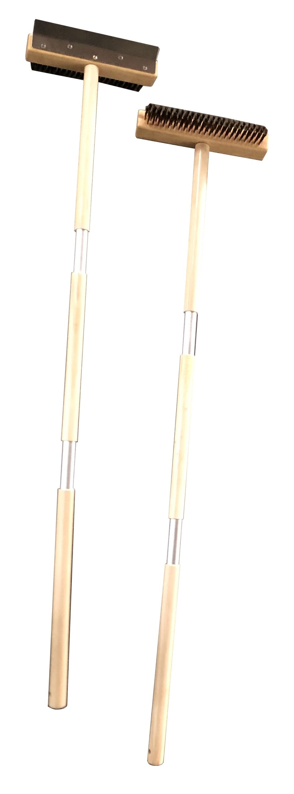 BROSSE À PIZZA AVEC GRATTOIR POIGNÉE EN BOIS 25-120