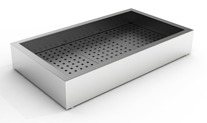 BAC À GLACE PILÉE EN CONSTRUCTION 3/1 GN