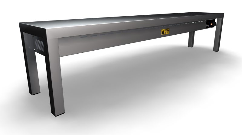 ÉTAGÈRE CHAUFFANTE EN CÉRAMIQUE 1 NIVEAUX 1600 4 HEATERS OF 250W – Image 2