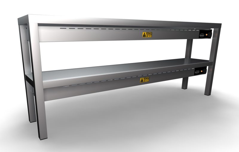 ÉTAGÈRE CHAUFFANTE EN CÉRAMIQUE 2 NIVEAUX 1600 8 HEATERS OF 250W – Image 2