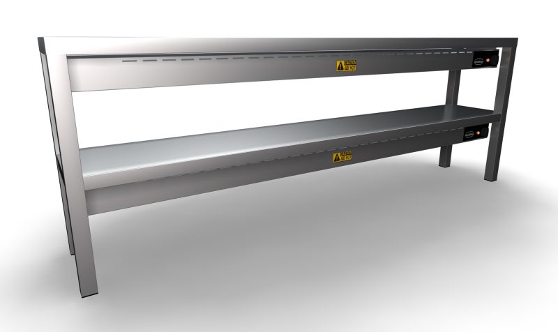 ÉTAGÈRE CHAUFFANTE EN CÉRAMIQUE 2 NIVEAUX 1800 10 HEATERS OF 250W – Image 2