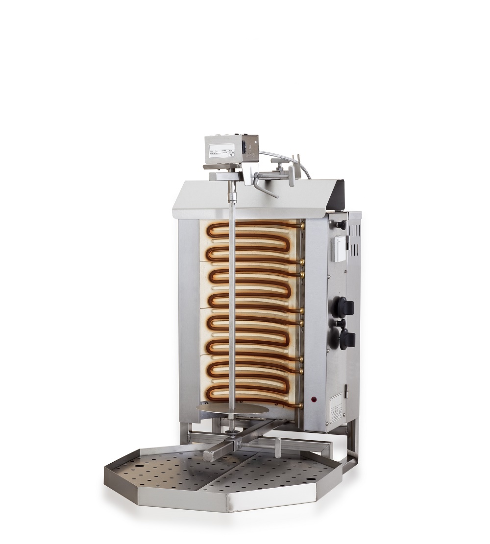 GYROS GRILL ELECTRIQUE MOTEUR AU-DESSUS 4 ZONES DE CHAUFFAGE
