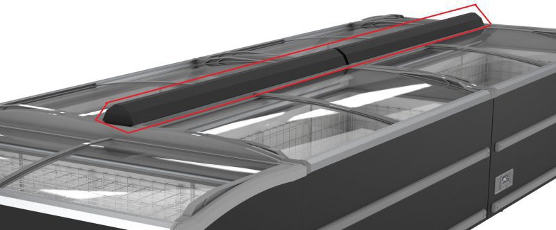 CONGÉLATEUR BAHUT CONNEXION NOIR 2500
