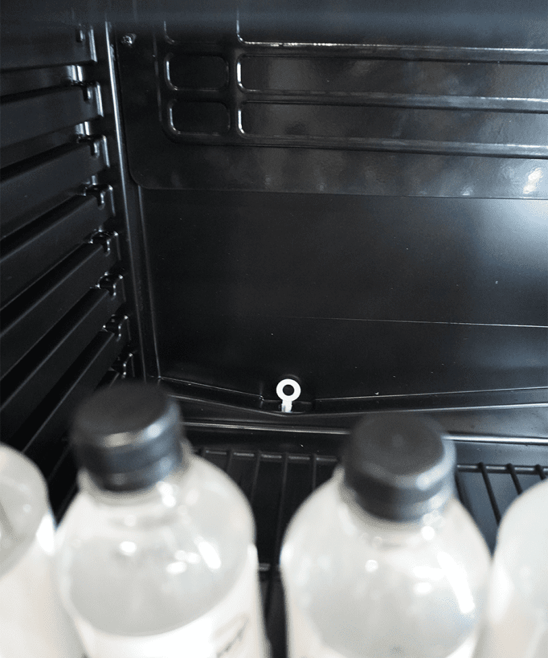 RÉFRIGÉRATEUR 1 PORTE EN VERRE NOIR AVEC CANOPY SVE-450 BLC – Image 12