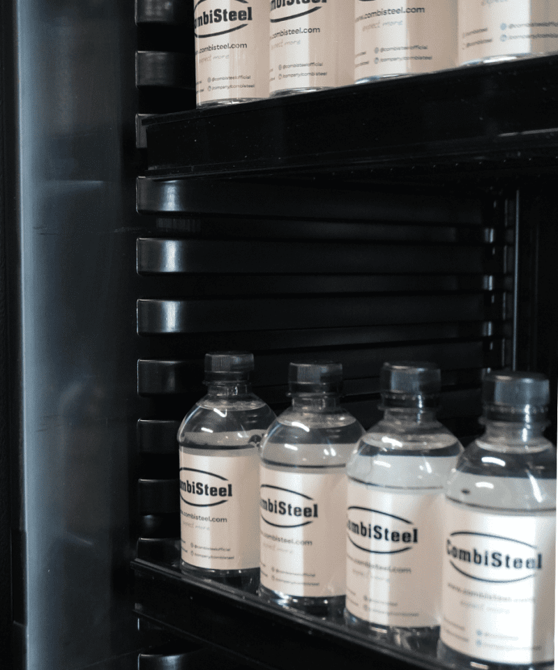 RÉFRIGÉRATEUR 1 PORTE EN VERRE NOIR AVEC CANOPY SVE-450 BLC – Image 9