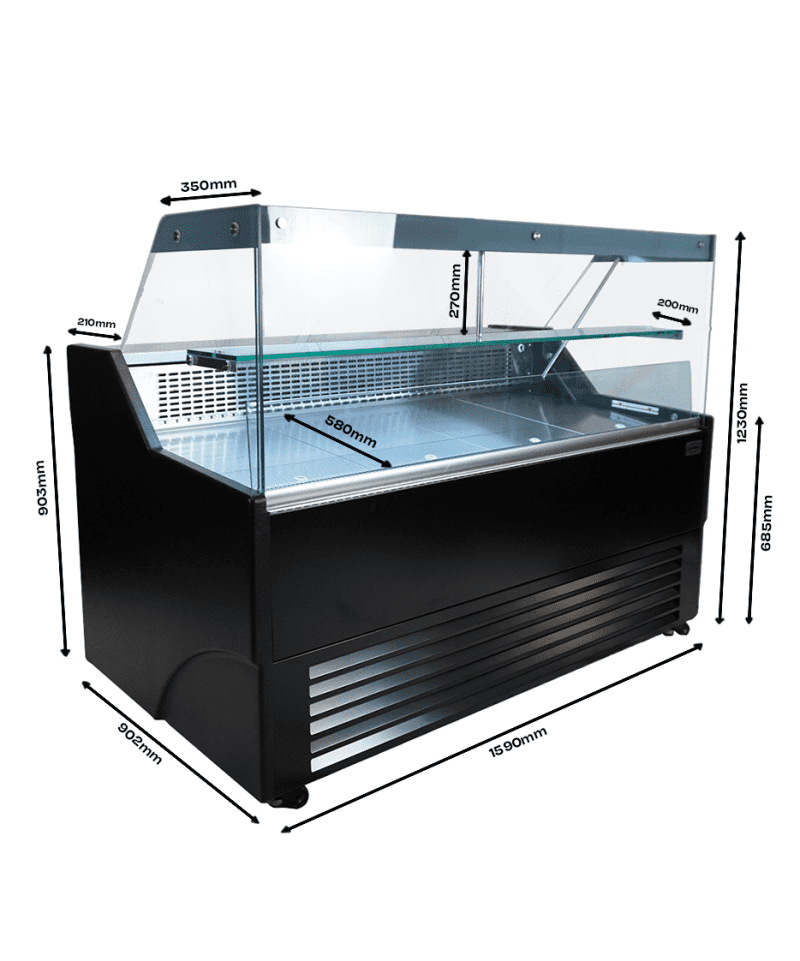 VITRINE RÉFRIGÉRÉE WESLEY 1.5 – Image 2