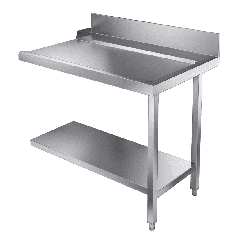 TABLE D'ÉCOULEMENT ÉTAGÈRE 1100 À DROITE POUR 7082.0070-0075