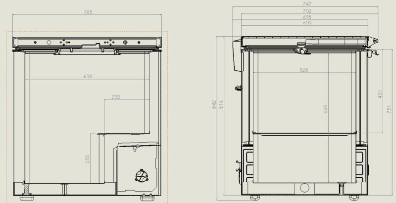 CONGÉLATEUR BAHUT COUVERCLE EN INOX 202 L – Image 2