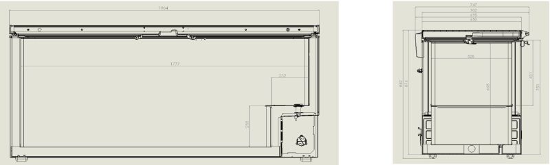 CONGÉLATEUR BAHUT COUVERCLE EN INOX 635 L – Image 2