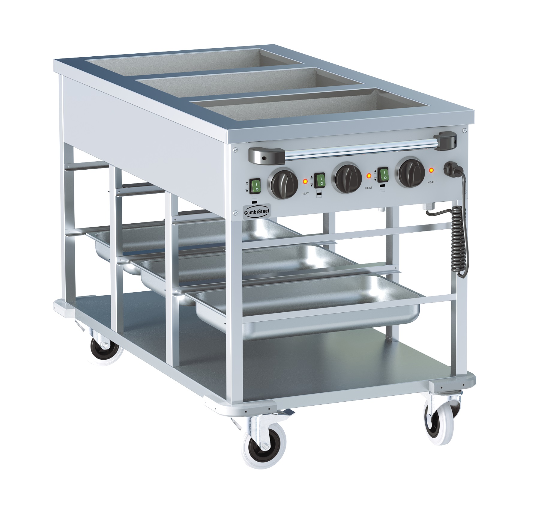 BAIN-MARIE TROLLEY 3/1.
