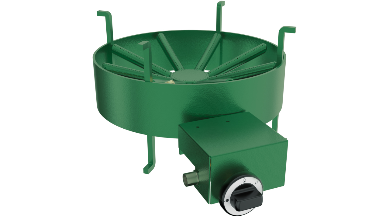 BRÛLEUR À GAZ Ø380 MM 15KW