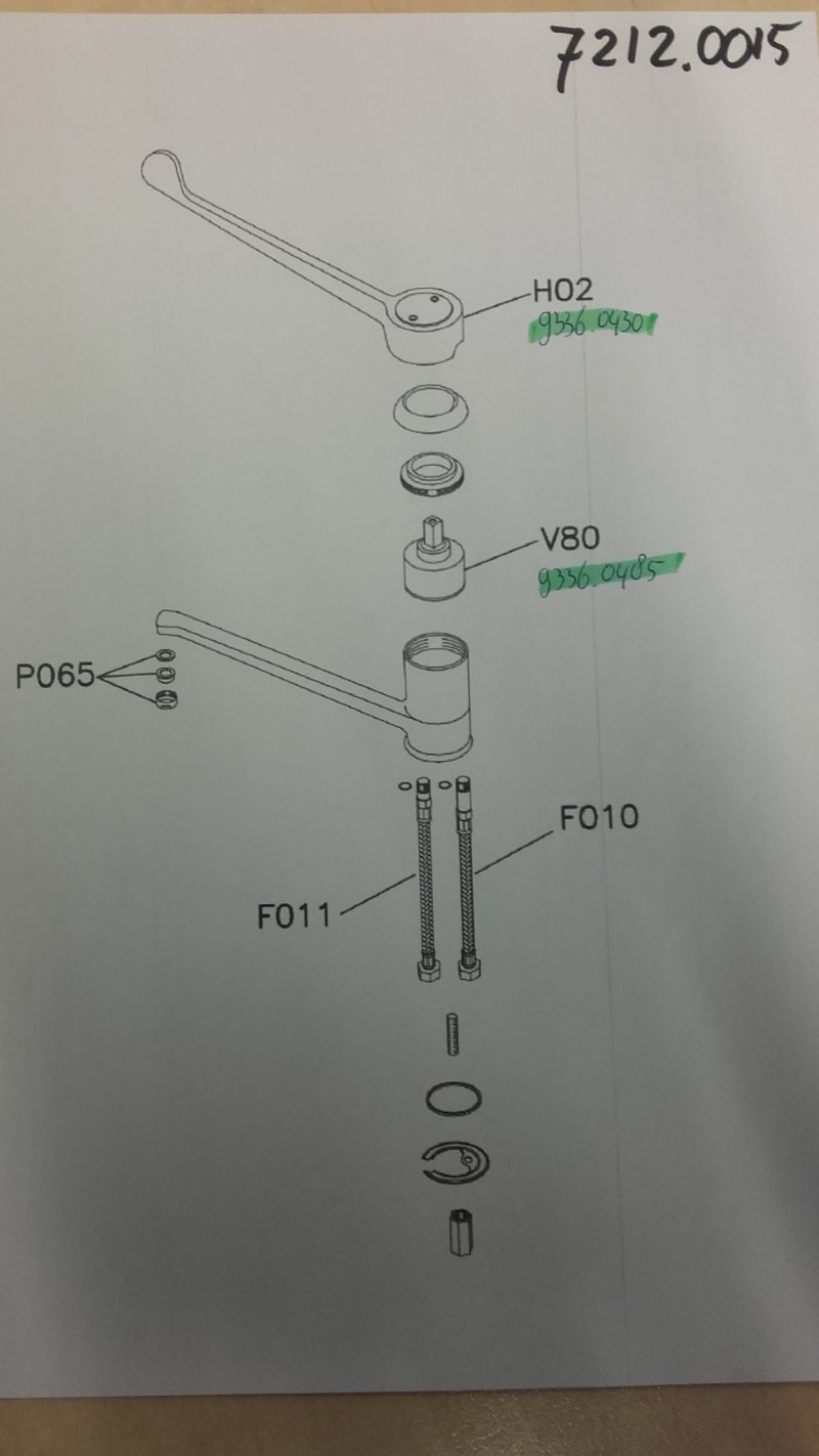 ROBINET AVEC COMMANDE DE COUDE – Image 2