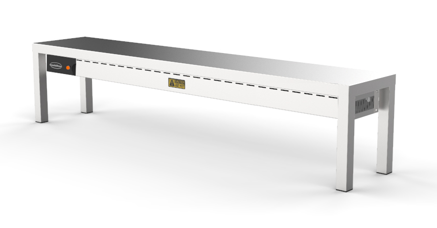 ÉTAGÈRE CHAUFFANTE EN CÉRAMIQUE 1 NIVEAUX 1800 5 HEATERS OF 250W