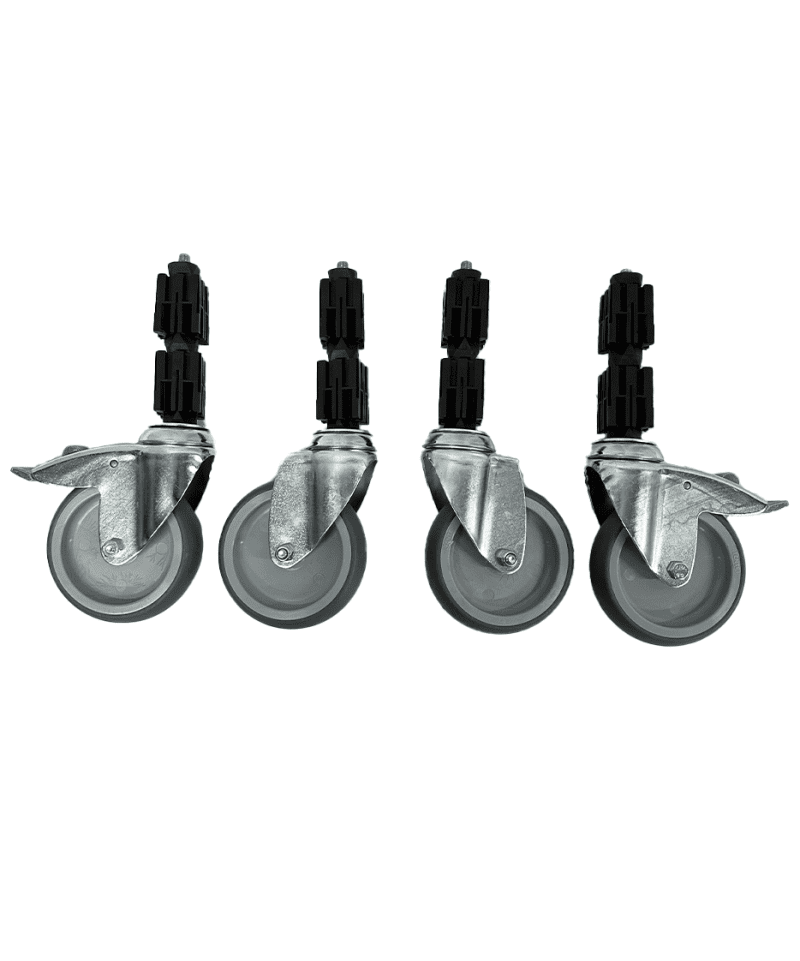 SERIE DE ROUES POUR TABLE 4X