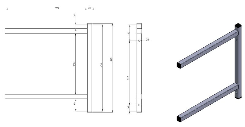 CONSOLE FIXE DOUBLE 400 – Image 2