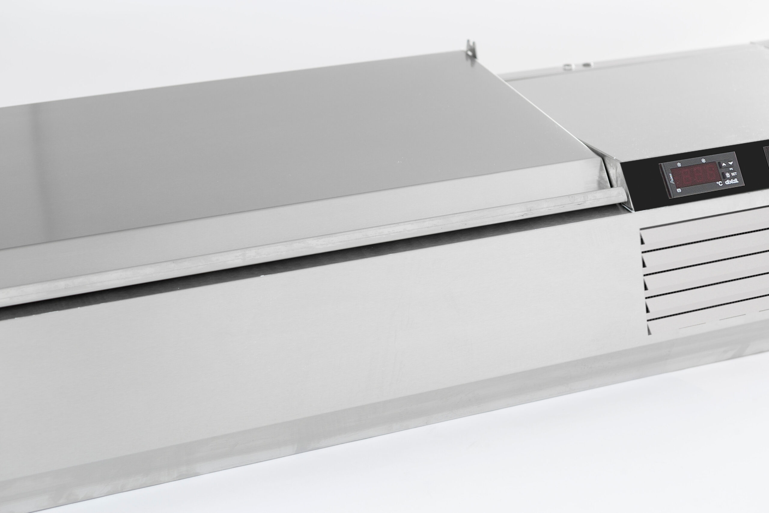 PUITS RÉFRIGÉRÉE COUVERCLE EN ACIER INOX 1/3GN x 9 – Image 3