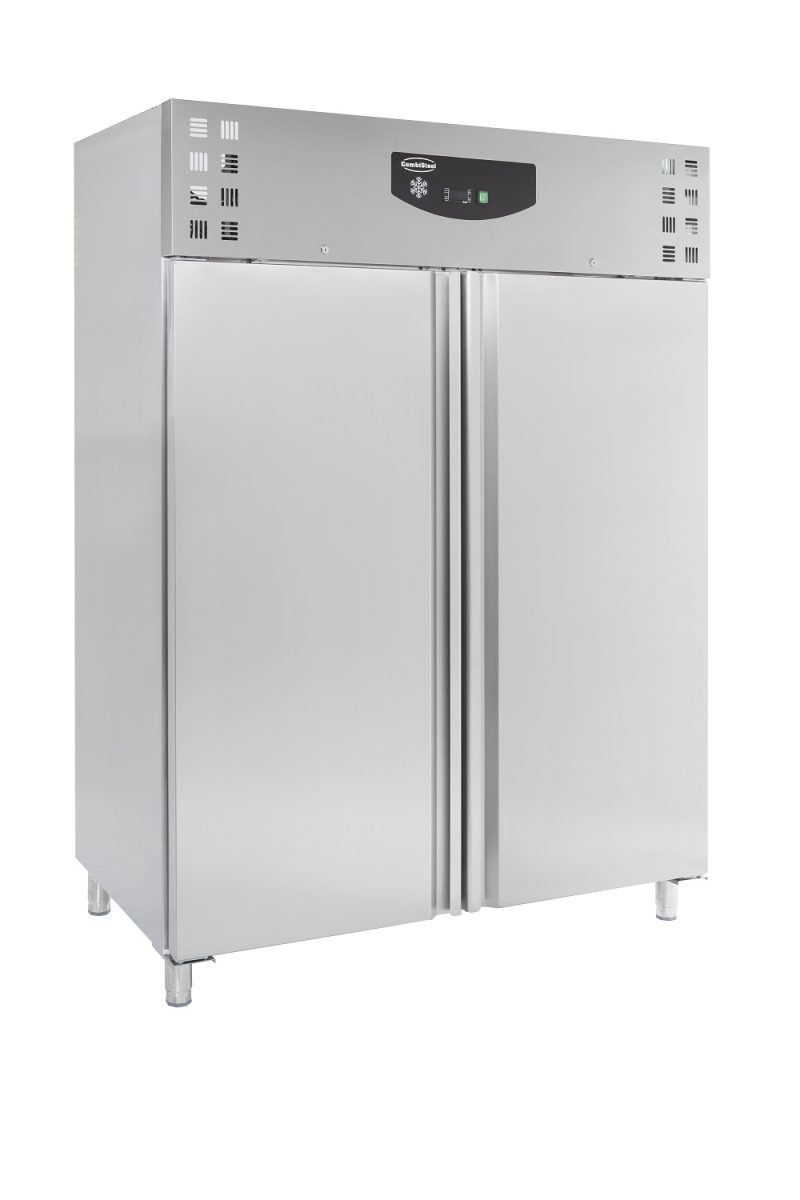 CONGÉLATEUR EN ACIER INOX 2 PORTES