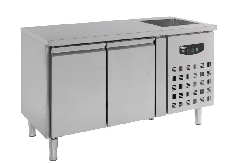 700 TABLE RÉFRIGÉRÉE PLONGE 2 PORTES