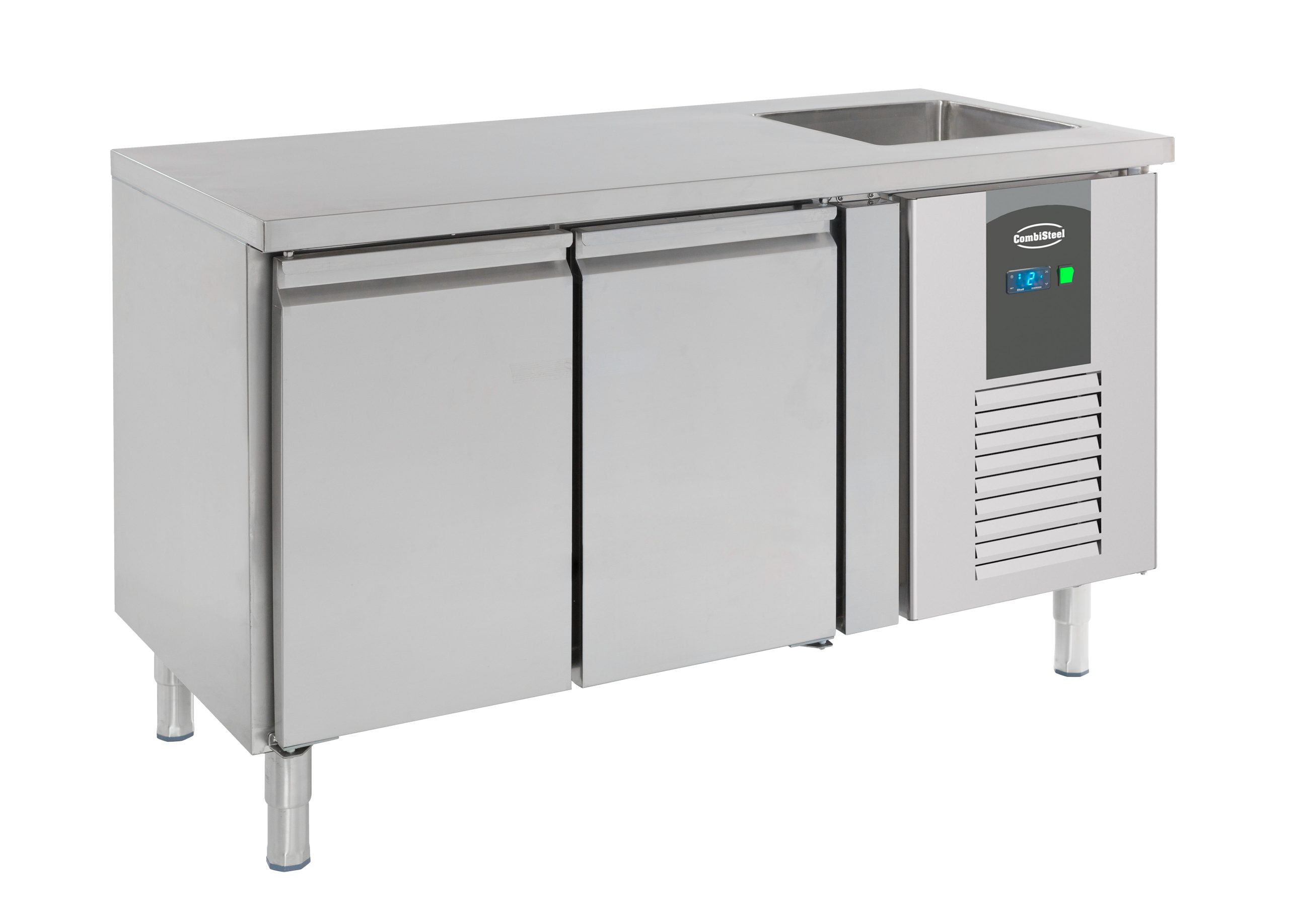 700 TABLE RÉFRIGÉRÉE PLONGE 2 PORTES