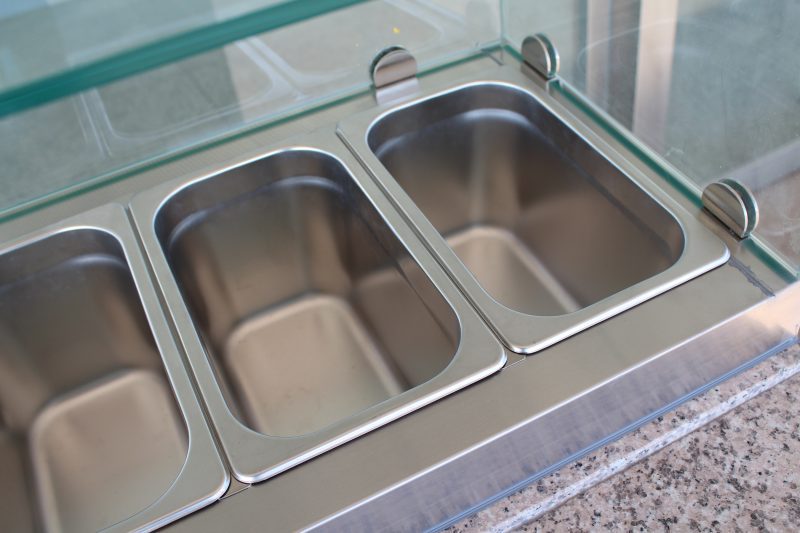 TABLE PRÉP POUR PIZZA AVEC VERRE 3 PORTES – Image 5
