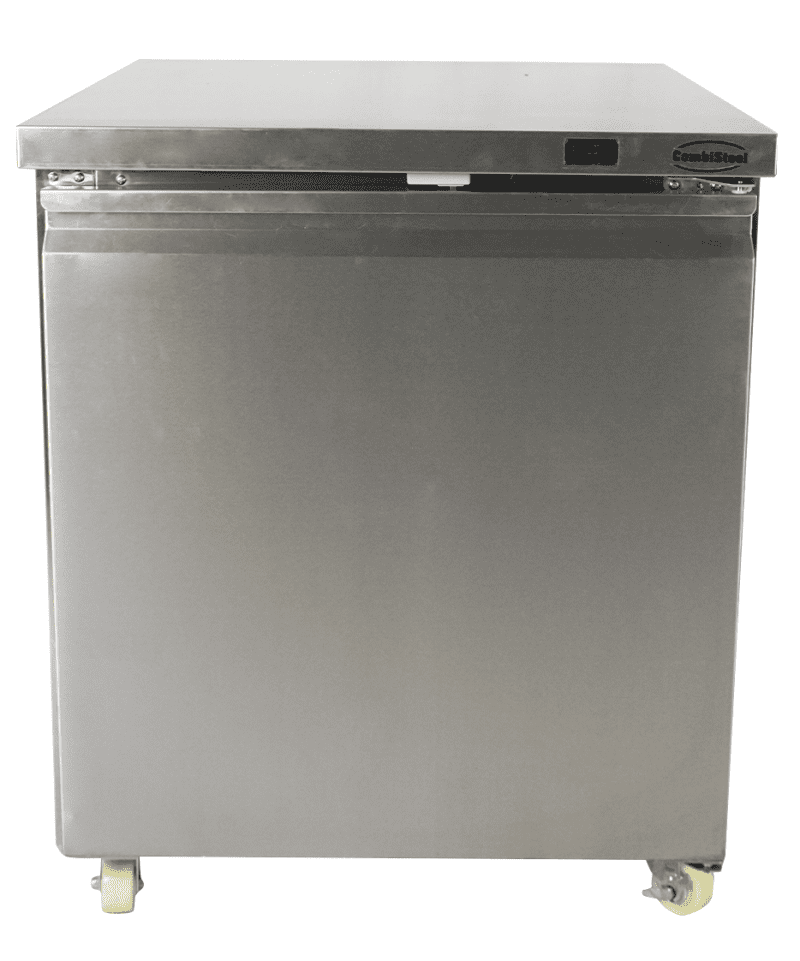 RÉFRIGÉRATEUR/CONGÉLATEUR EN ACIER INOX COMMUTABLE 1 PORTE – Image 3