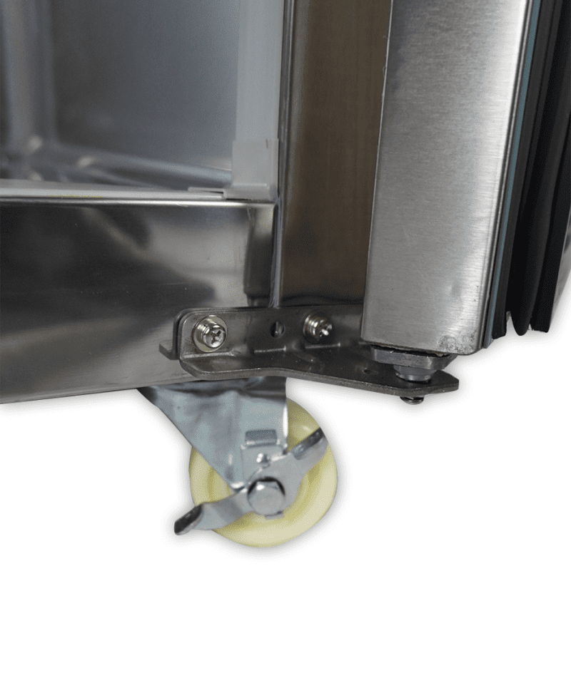 RÉFRIGÉRATEUR/CONGÉLATEUR EN ACIER INOX COMMUTABLE 1 PORTE – Image 16