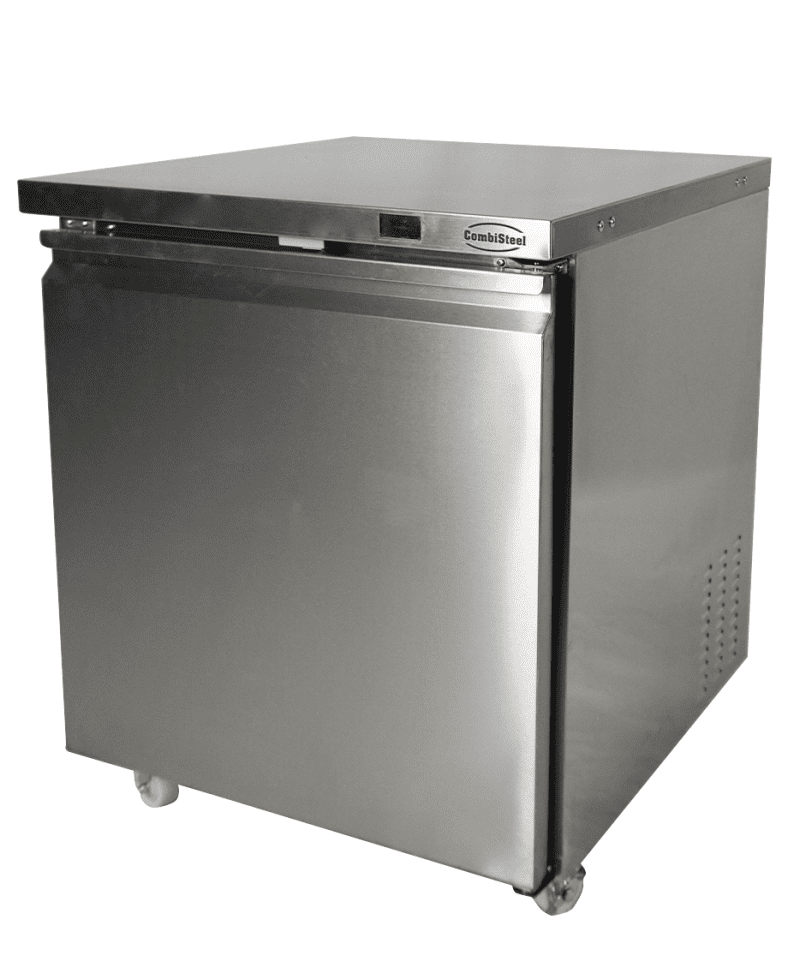 RÉFRIGÉRATEUR/CONGÉLATEUR EN ACIER INOX COMMUTABLE 1 PORTE – Image 2