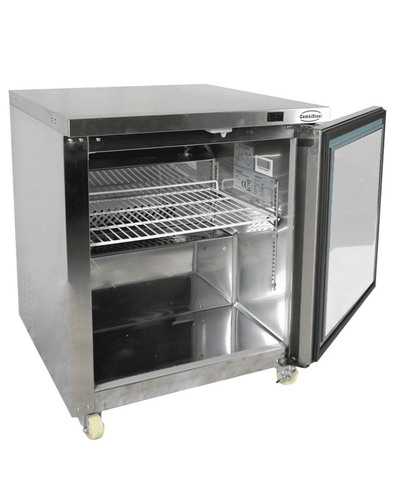 RÉFRIGÉRATEUR/CONGÉLATEUR EN ACIER INOX COMMUTABLE 1 PORTE – Image 7