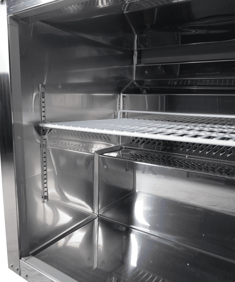 RÉFRIGÉRATEUR/CONGÉLATEUR EN ACIER INOX COMMUTABLE 1 PORTE – Image 9