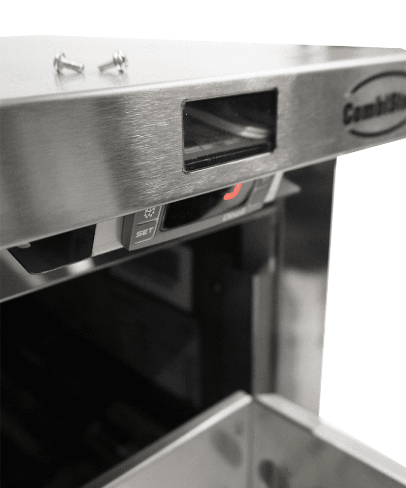 RÉFRIGÉRATEUR/CONGÉLATEUR EN ACIER INOX COMMUTABLE 2 TIROIR – Image 13