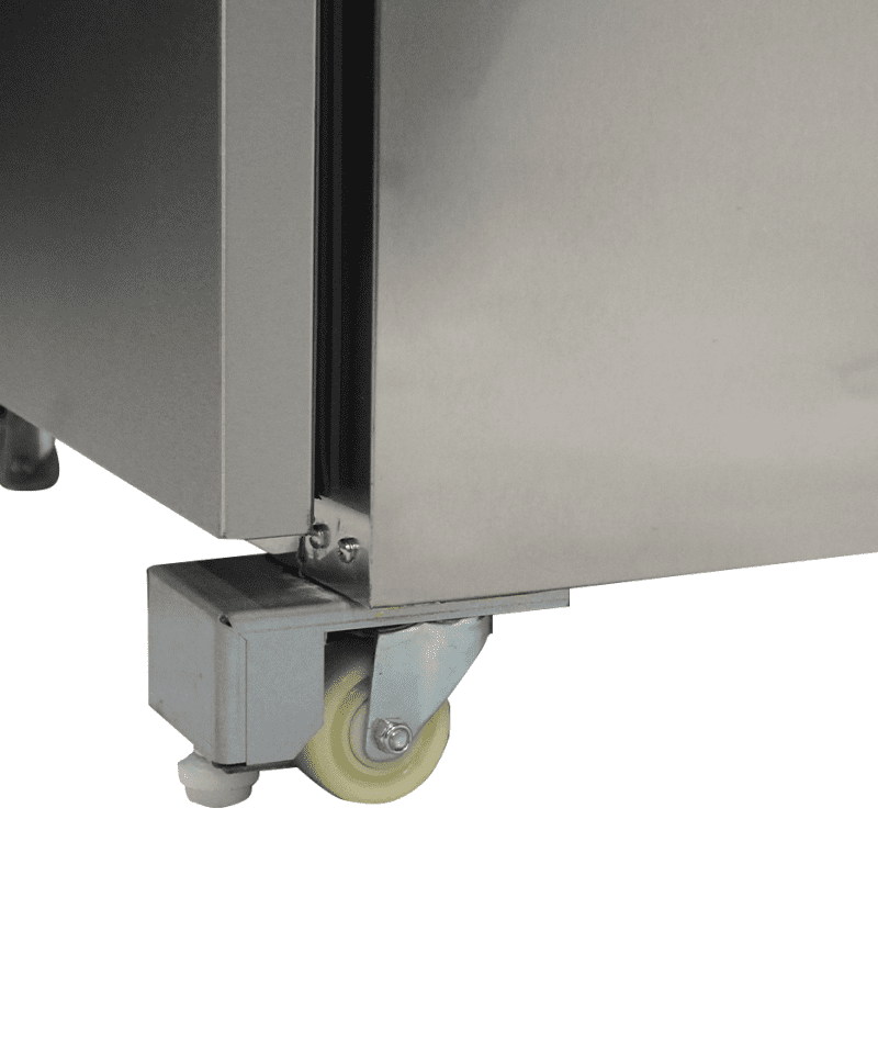 RÉFRIGÉRATEUR/CONGÉLATEUR EN ACIER INOX COMMUTABLE 2 TIROIR – Image 6
