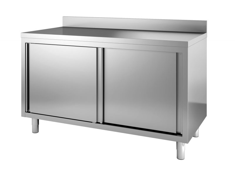 600 PLAN DE TRAVAIL PORTES COULISST BORD RELEVÉ 1200