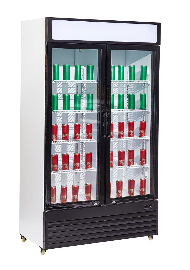 RÉFRIGÉRATEUR 2 PORTES EN VERRE BEZ-750 GD – Image 5