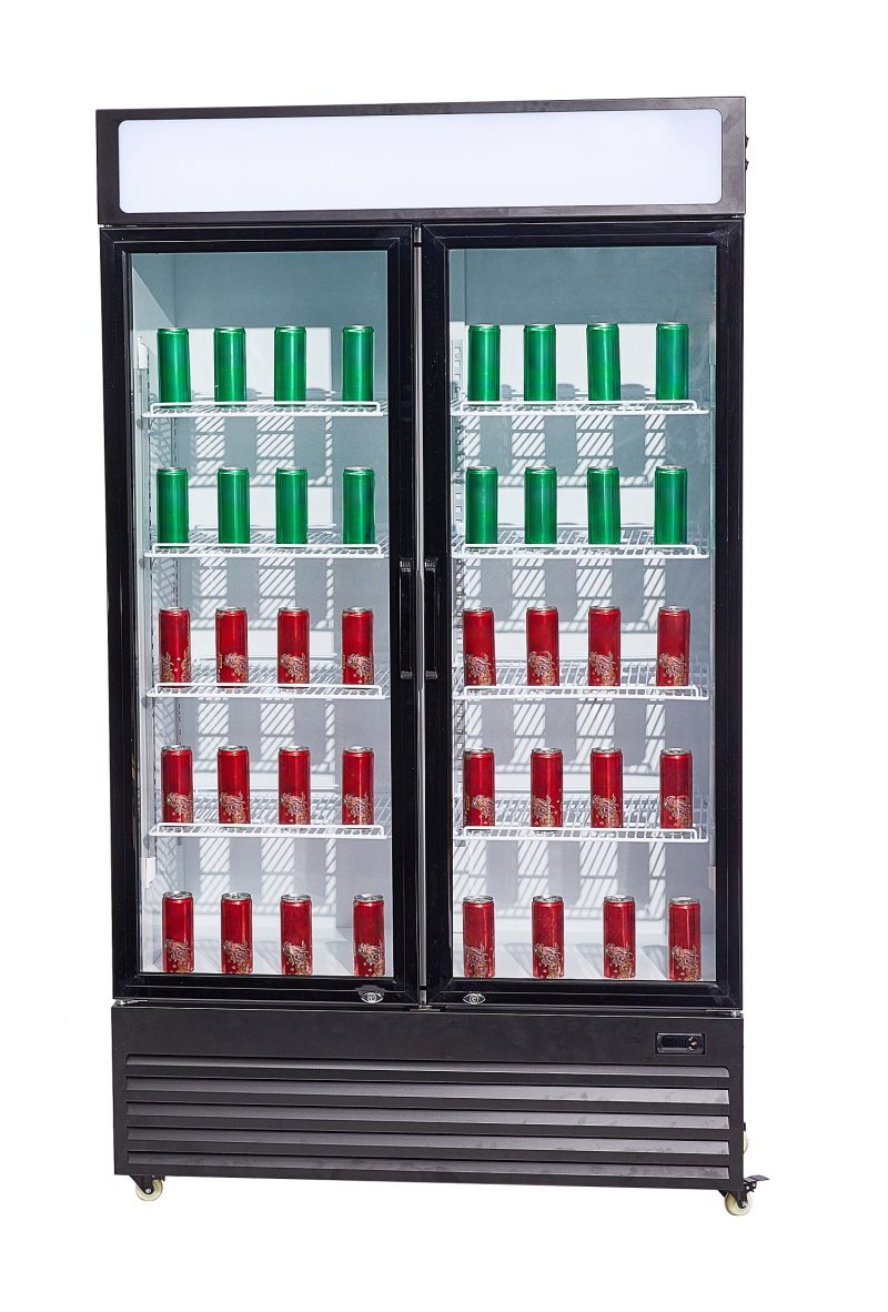 RÉFRIGÉRATEUR 2 PORTES EN VERRE BEZ-750 GD – Image 6