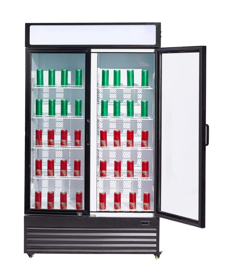 RÉFRIGÉRATEUR 2 PORTES EN VERRE BEZ-750 GD – Image 7