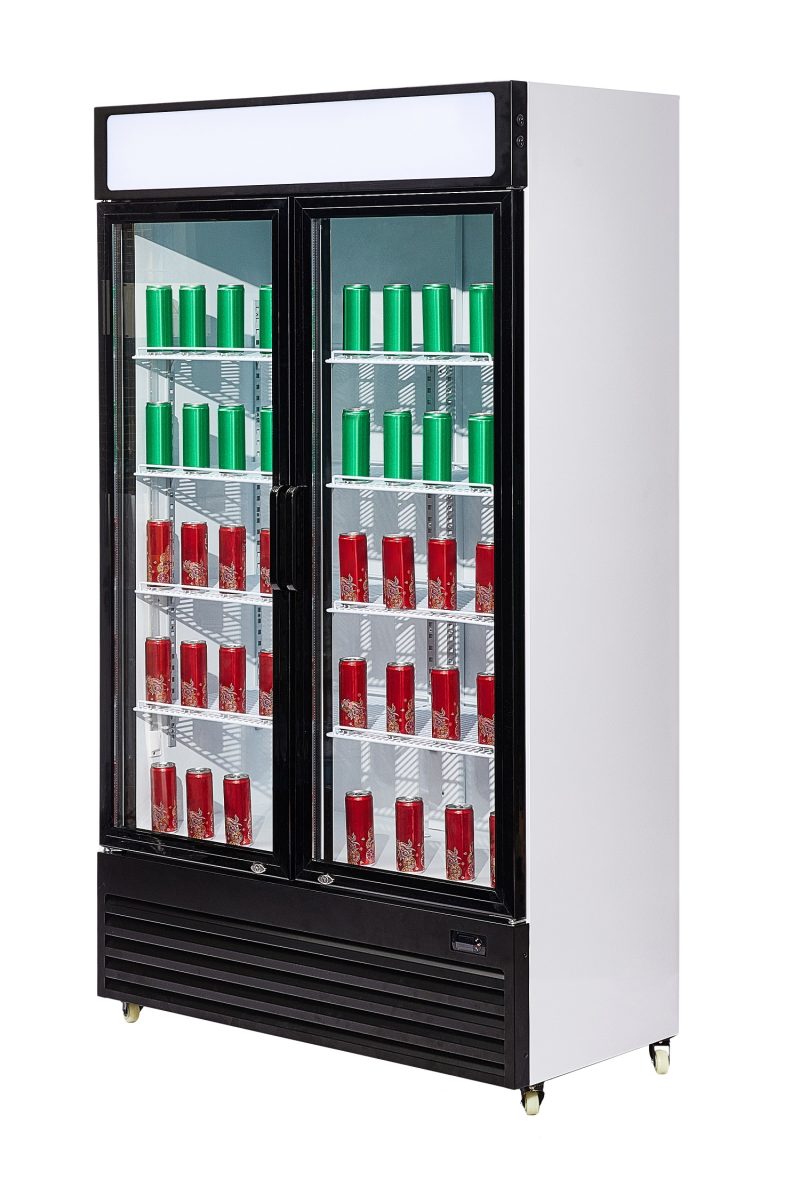 RÉFRIGÉRATEUR 2 PORTES EN VERRE BEZ-750 GD – Image 8