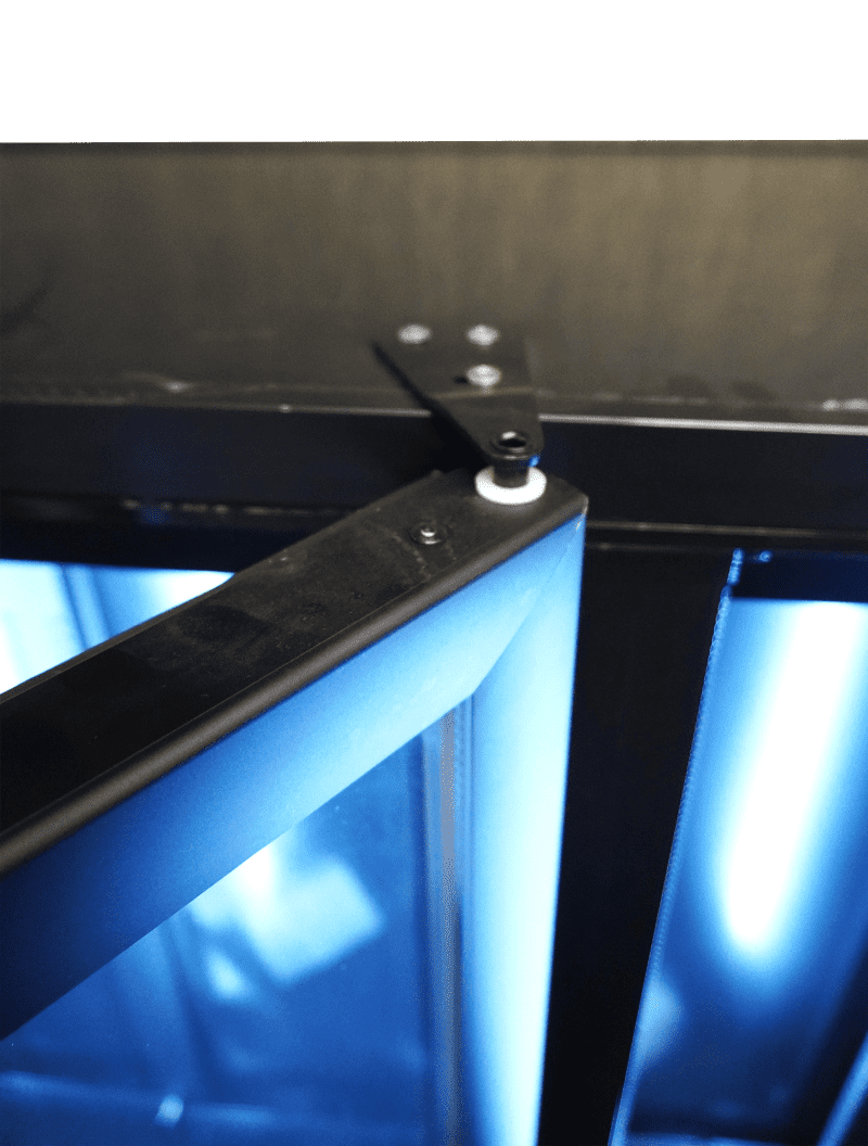 RÉFRIGÉRATEUR 3 PORTES EN VERRE NOIR NAP-1200 HT - AVEC PORTE CHAUFFANTE – Image 21